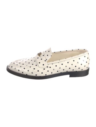 Chanel 2024 Interlocking CC Logo Loafers