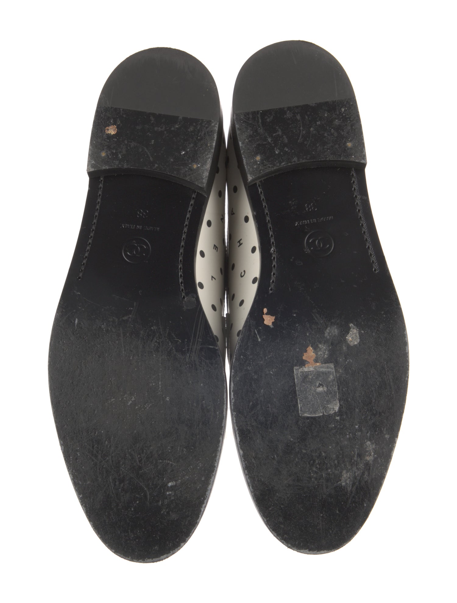 Chanel 2024 Interlocking CC Logo Loafers