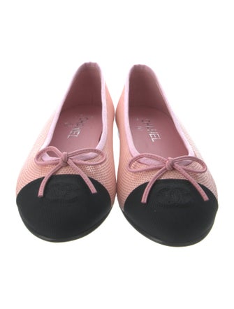 Chanel 2024 Interlocking CC Logo Ballet Flats