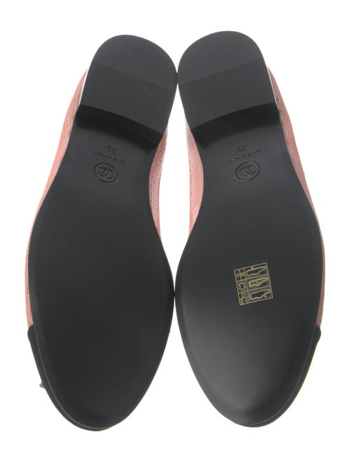 Chanel 2024 Interlocking CC Logo Ballet Flats