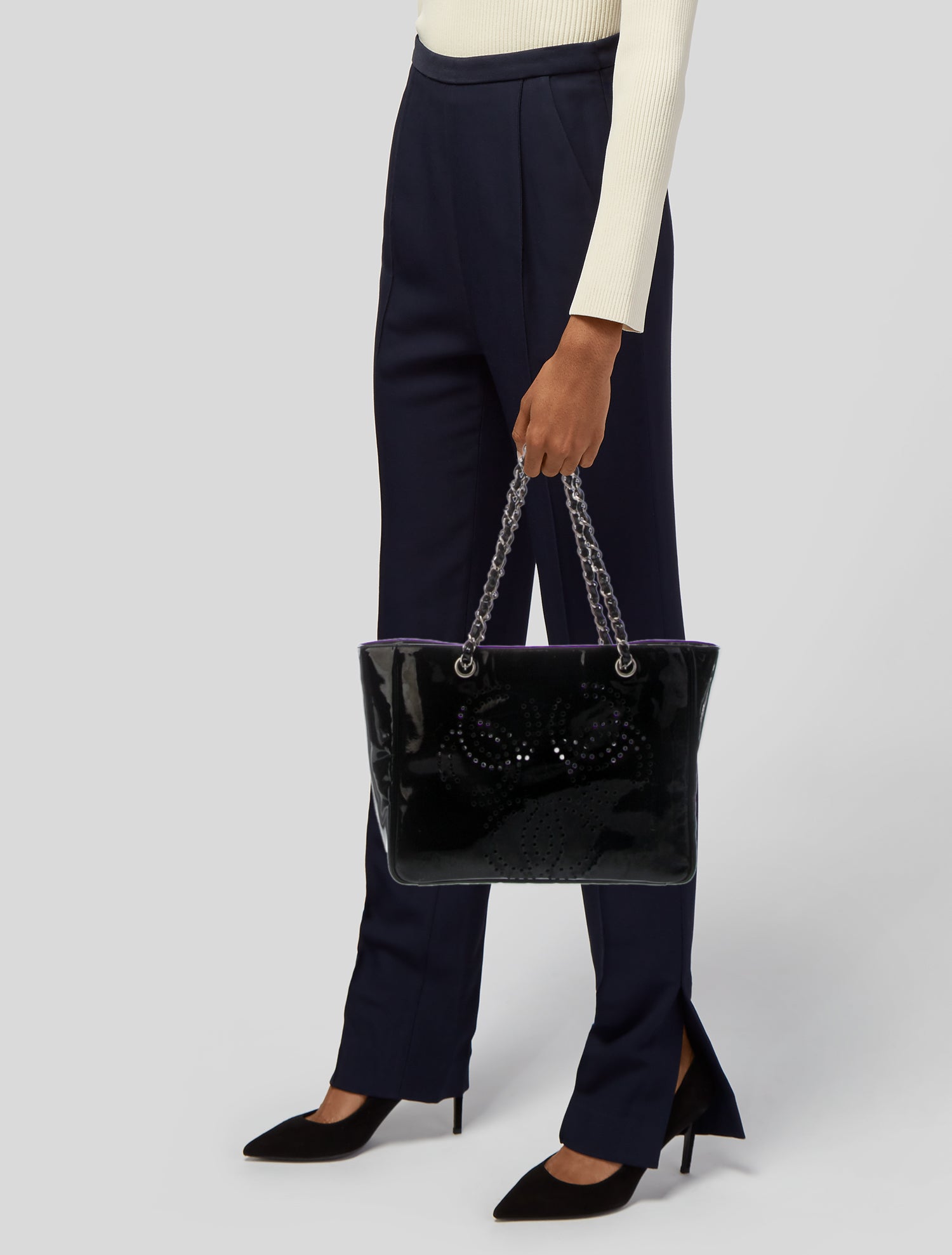 Chanel Perforated CC Tote