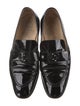 Chanel Interlocking CC Logo Patent Leather Loafers