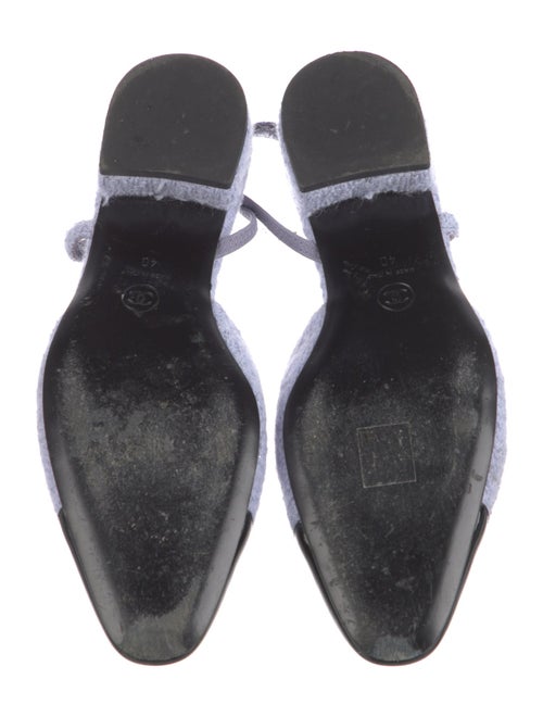 Chanel 2024 Interlocking CC Logo Slingback Flats