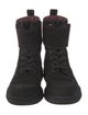 Chanel 2014 Interlocking CC Logo Combat Boots