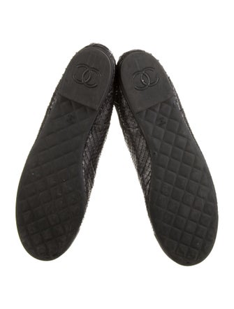 Chanel Interlocking CC Logo Python Chelsea Boots