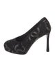 Chanel Interlocking CC Logo Suede Pumps