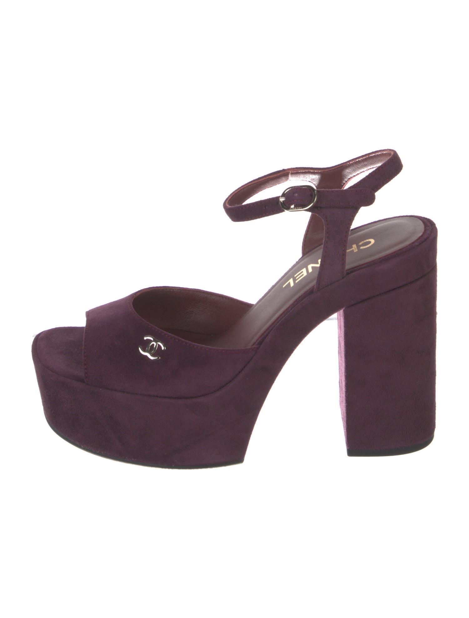 Chanel 2024 Interlocking CC Logo Slingback Sandals