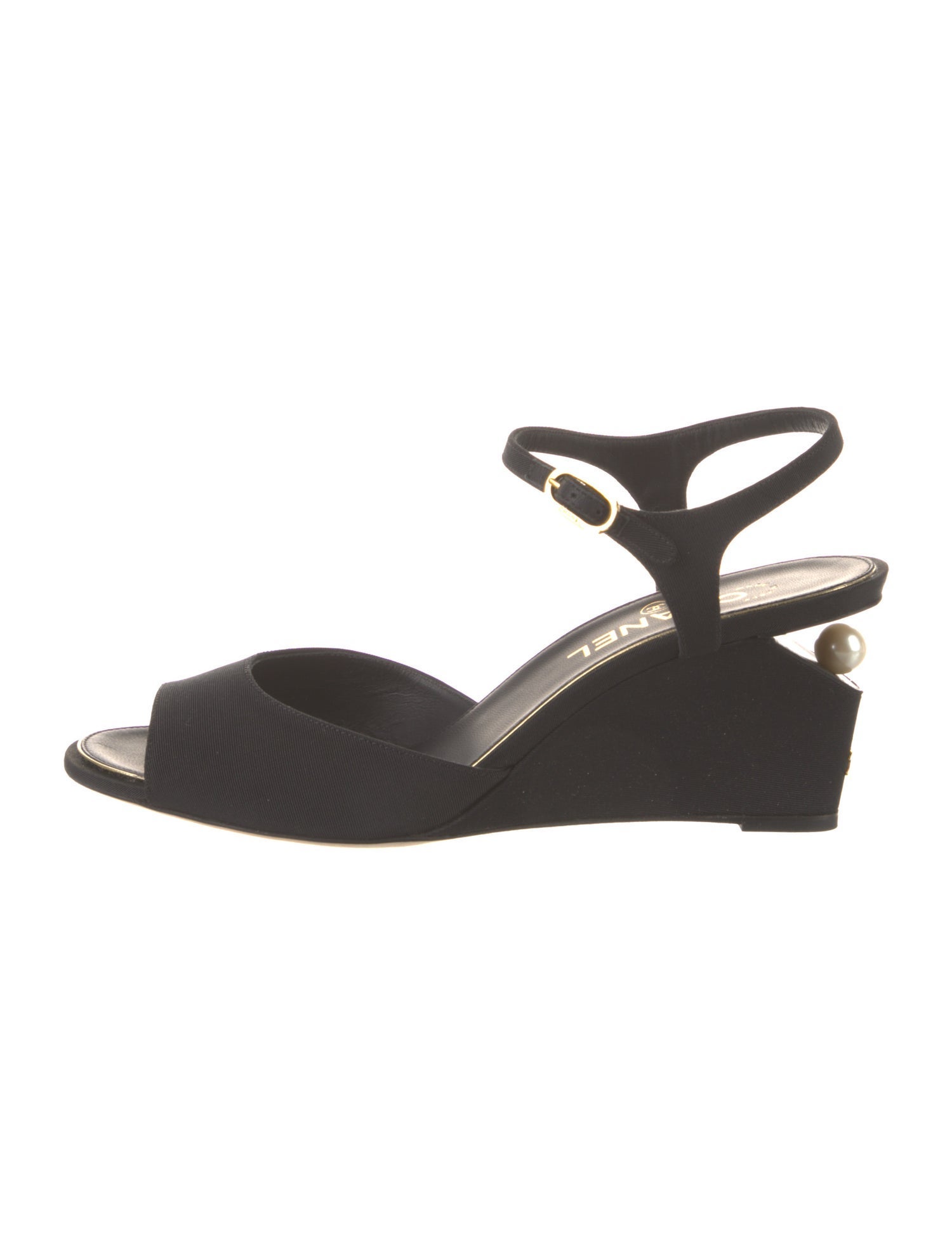 Chanel 2015 Cutout Accent Sandals