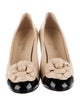 Chanel Interlocking CC Logo Leather Pumps