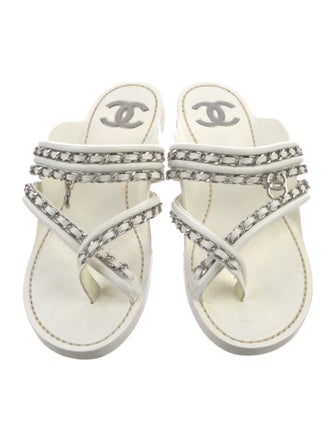 Chanel 2019 Interlocking CC Logo Slides