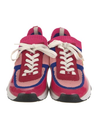 Chanel Interlocking CC Logo Sock Sneakers