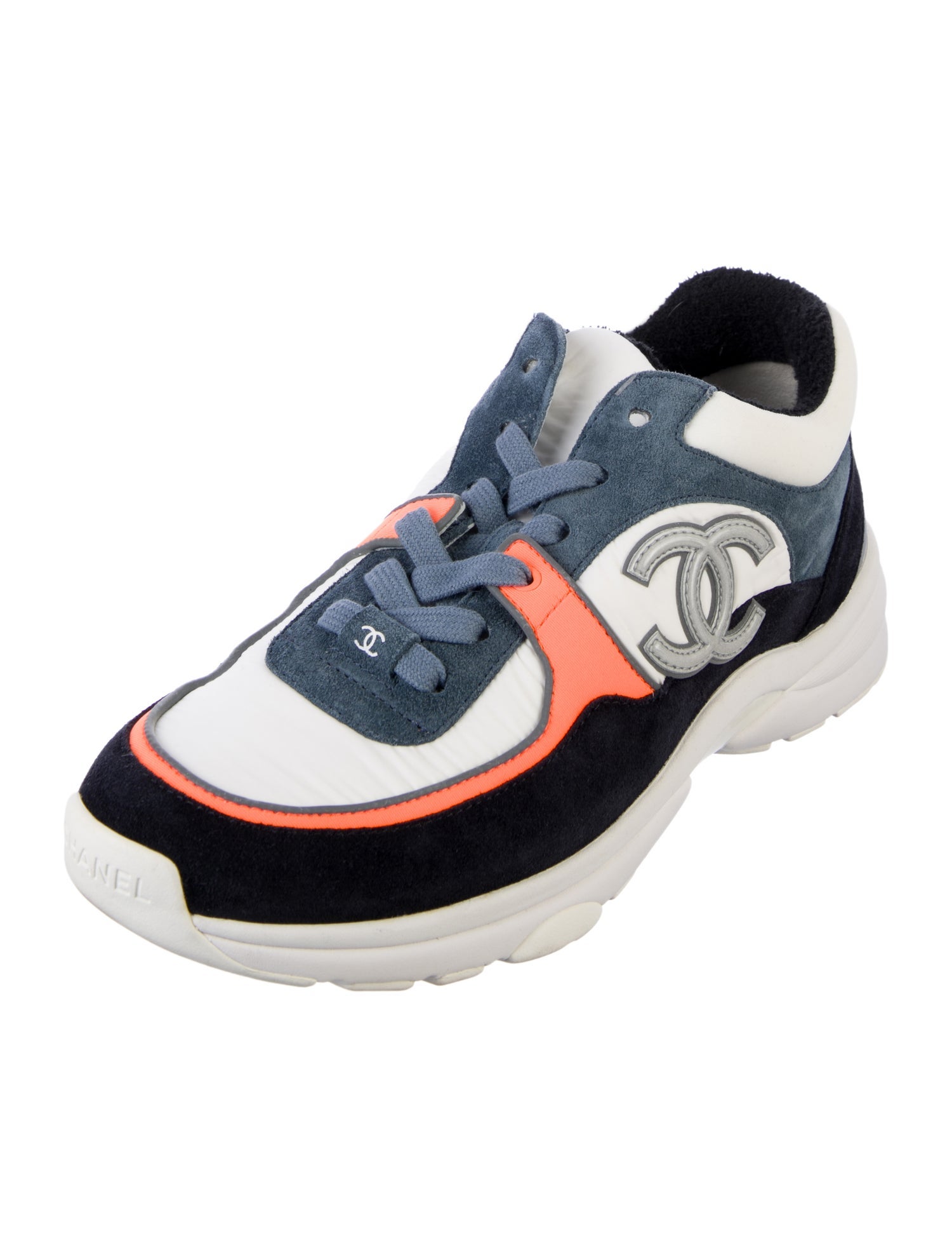 Chanel Interlocking CC Logo Sneakers