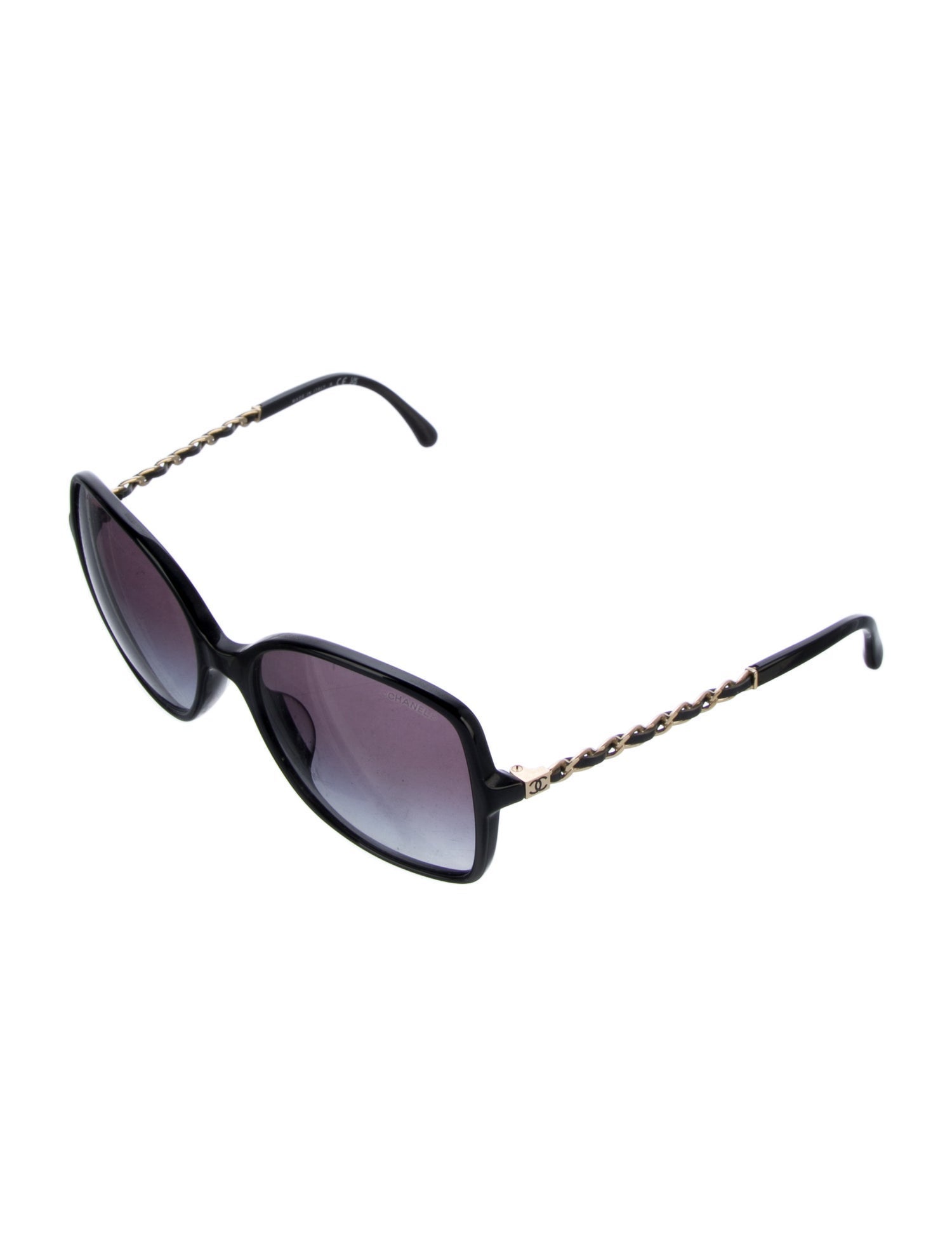 Chanel Interlocking CC Logo Square Sunglasses