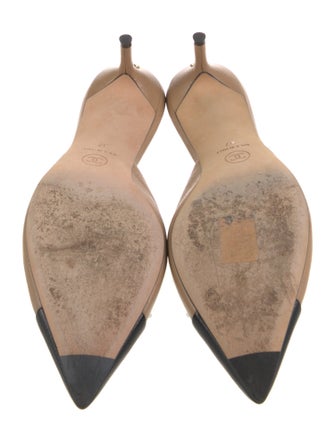 Chanel Interlocking CC Logo Leather Mules