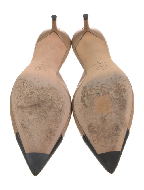 Chanel Interlocking CC Logo Leather Mules