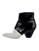 Chanel Interlocking CC Logo Patent Leather Boots