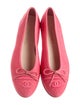 Chanel Interlocking CC Logo Bow Accents Ballet Flats