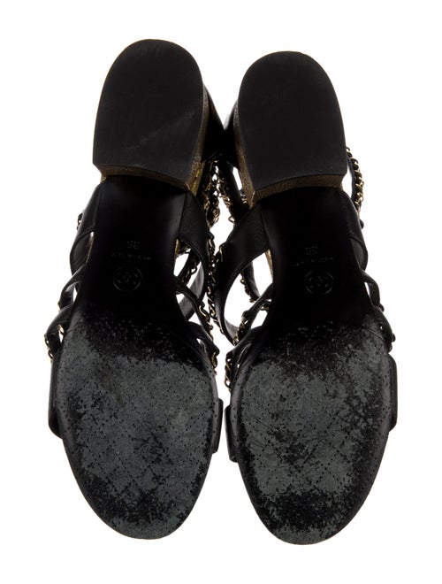 Chanel 2019 Interlocking CC Logo Gladiator Sandals