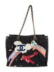 Chanel Denim Embroidered Night Flight Tote