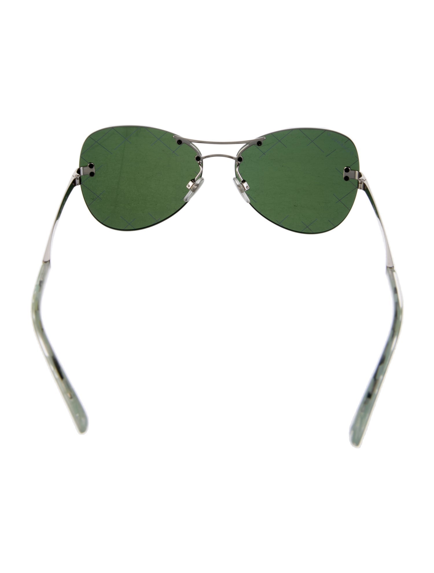 Chanel Interlocking CC Logo Aviator Sunglasses