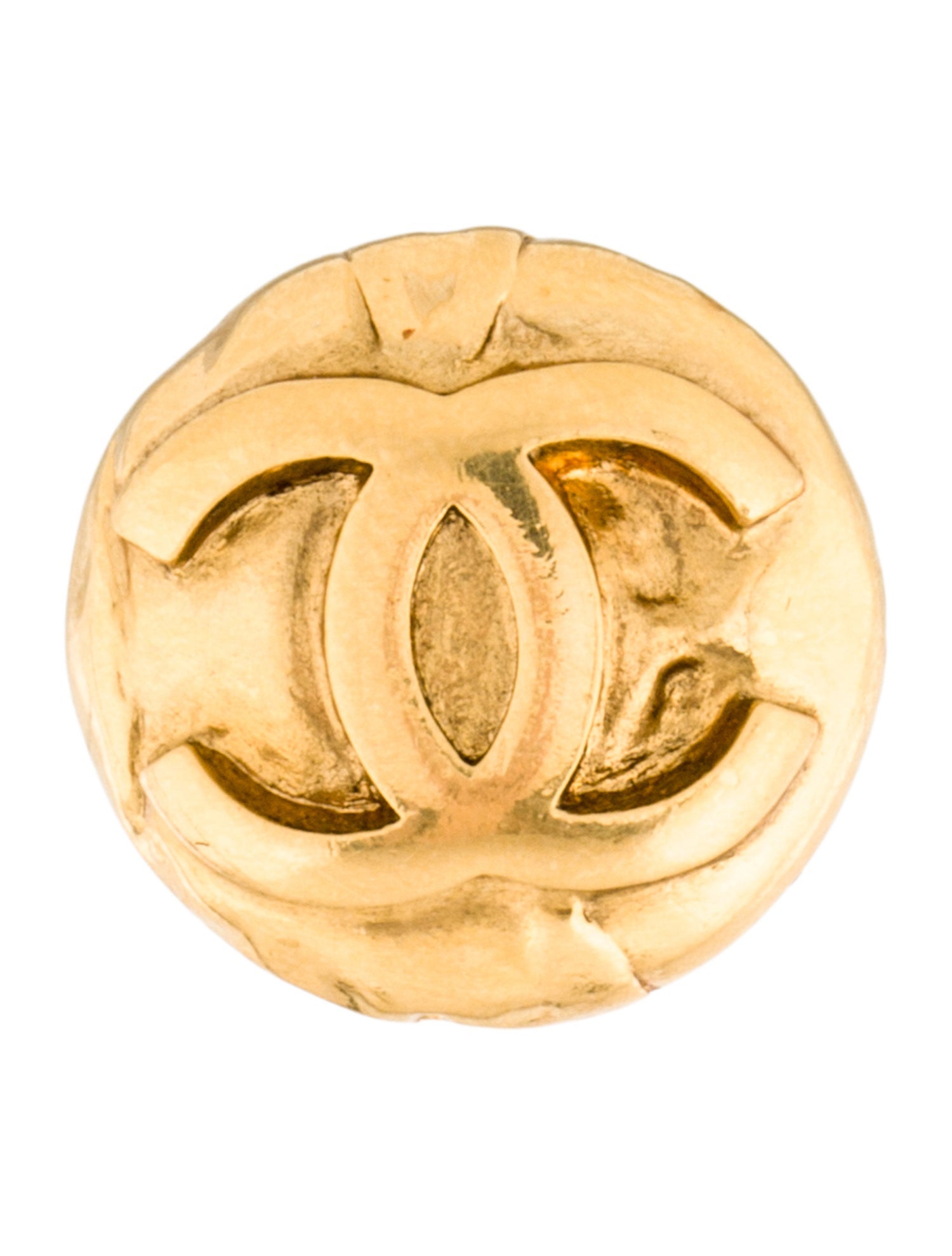 Chanel Vintage CC Single Clip-On Earring