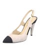 Chanel 2015 Interlocking CC Logo Slingback Pumps