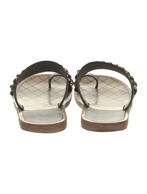 Chanel 2019 Interlocking CC Logo Sandals