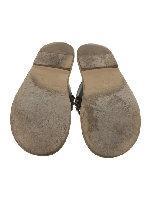 Chanel 2019 Interlocking CC Logo Sandals