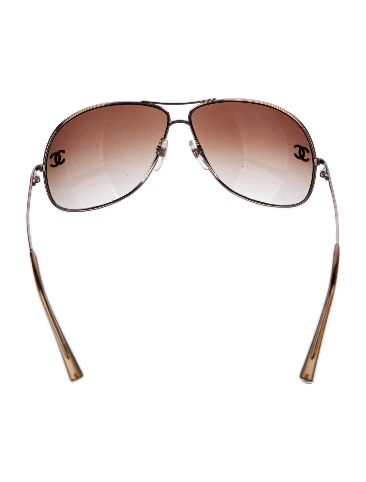 Chanel Interlocking CC Logo Aviator Sunglasses