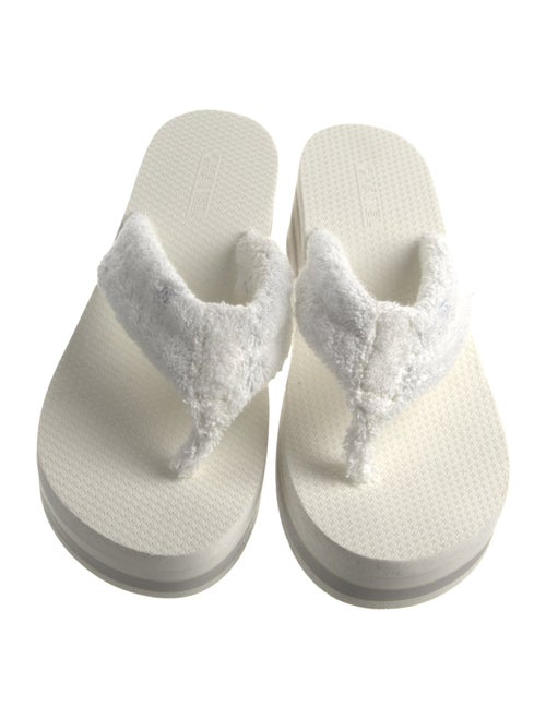 Chanel 2025 Interlocking CC Logo Flip Flops