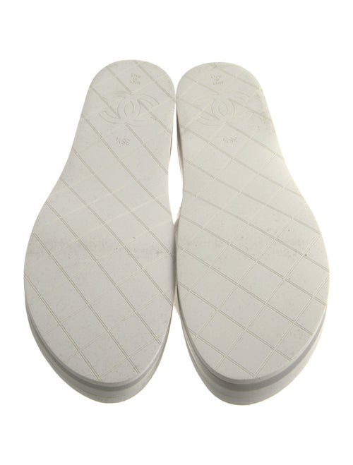 Chanel 2025 Interlocking CC Logo Flip Flops