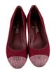 Chanel 2012 Interlocking CC Logo Ballet Flats