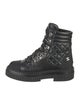 Chanel 2021 Interlocking CC Logo Combat Boots