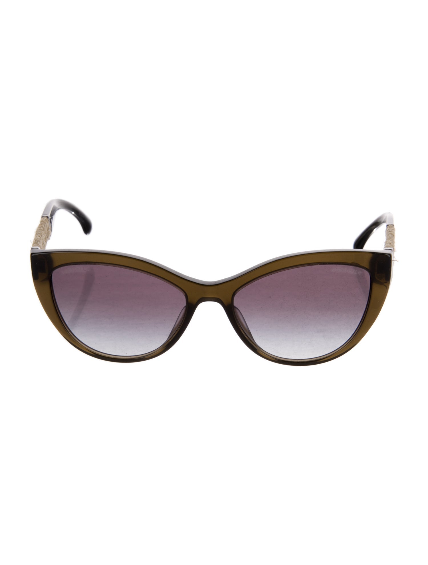Chanel Interlocking CC Logo Cat-Eye Sunglasses