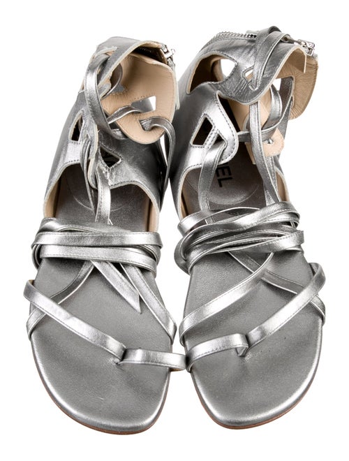 Chanel 2011 Calfskin Gladiator Sandals