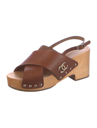 Chanel 2020 Slingback Clog Slingback Sandals