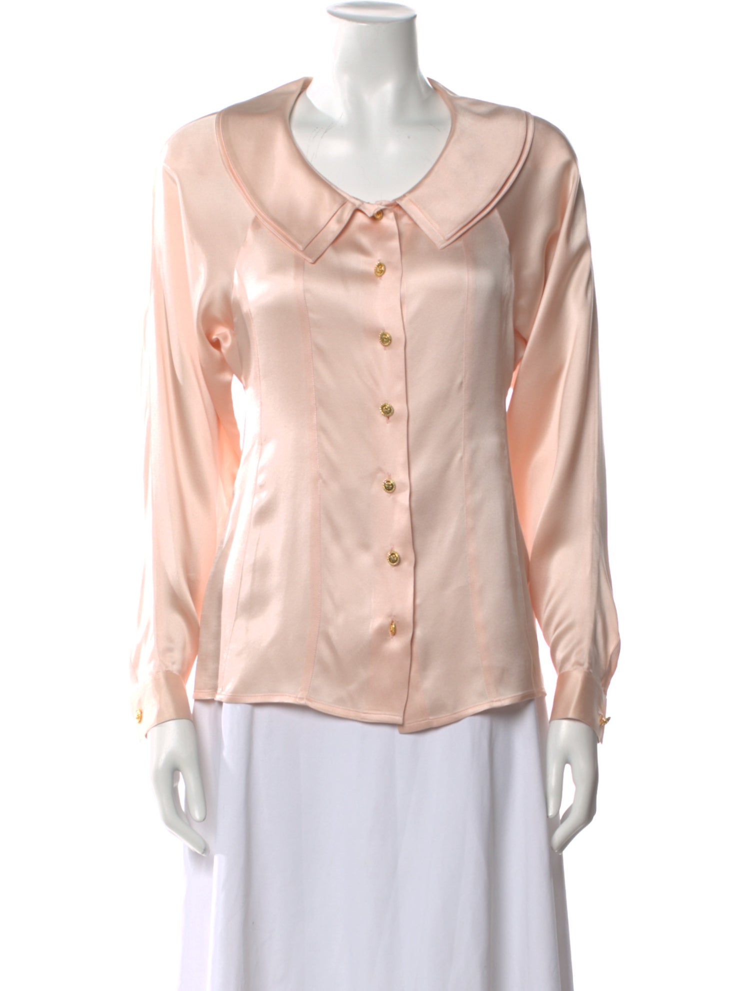 Chanel Vintage Late 1980's - Early 1990's Button-Up Top