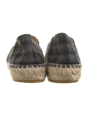 Chanel Interlocking CC Logo Wool Espadrilles
