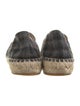 Chanel Interlocking CC Logo Wool Espadrilles