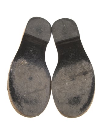 Chanel 2018 Chain-Link Accent Slides