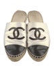 Chanel 2018 Interlocking CC Logo Espadrilles