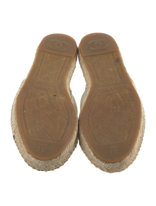 Chanel 2018 Interlocking CC Logo Espadrilles
