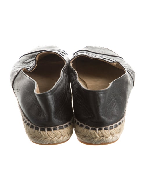 Chanel Interlocking CC Logo Lambskin Espadrilles