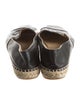 Chanel Interlocking CC Logo Lambskin Espadrilles