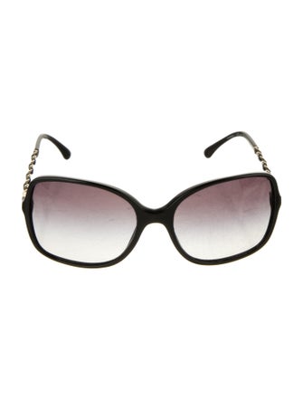 Chanel Interlocking CC Logo Oversize Sunglasses