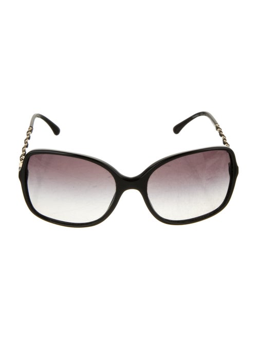 Chanel Interlocking CC Logo Oversize Sunglasses
