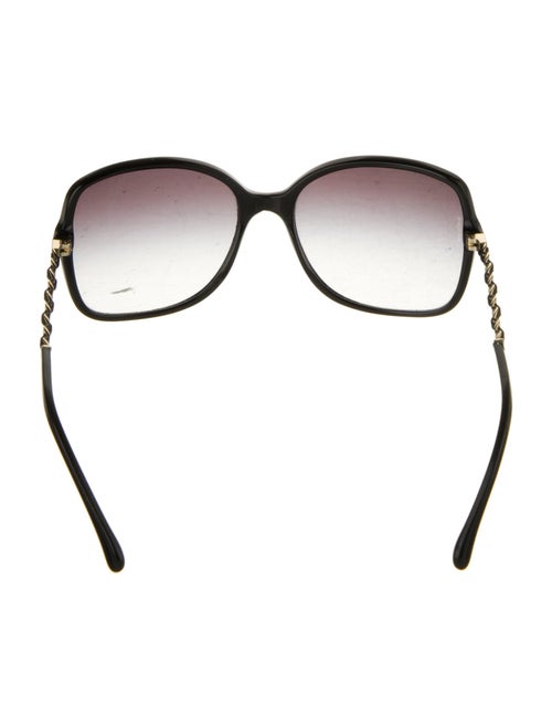 Chanel Interlocking CC Logo Oversize Sunglasses