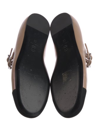 Chanel 2024 Interlocking CC Logo Mary Jane Flats