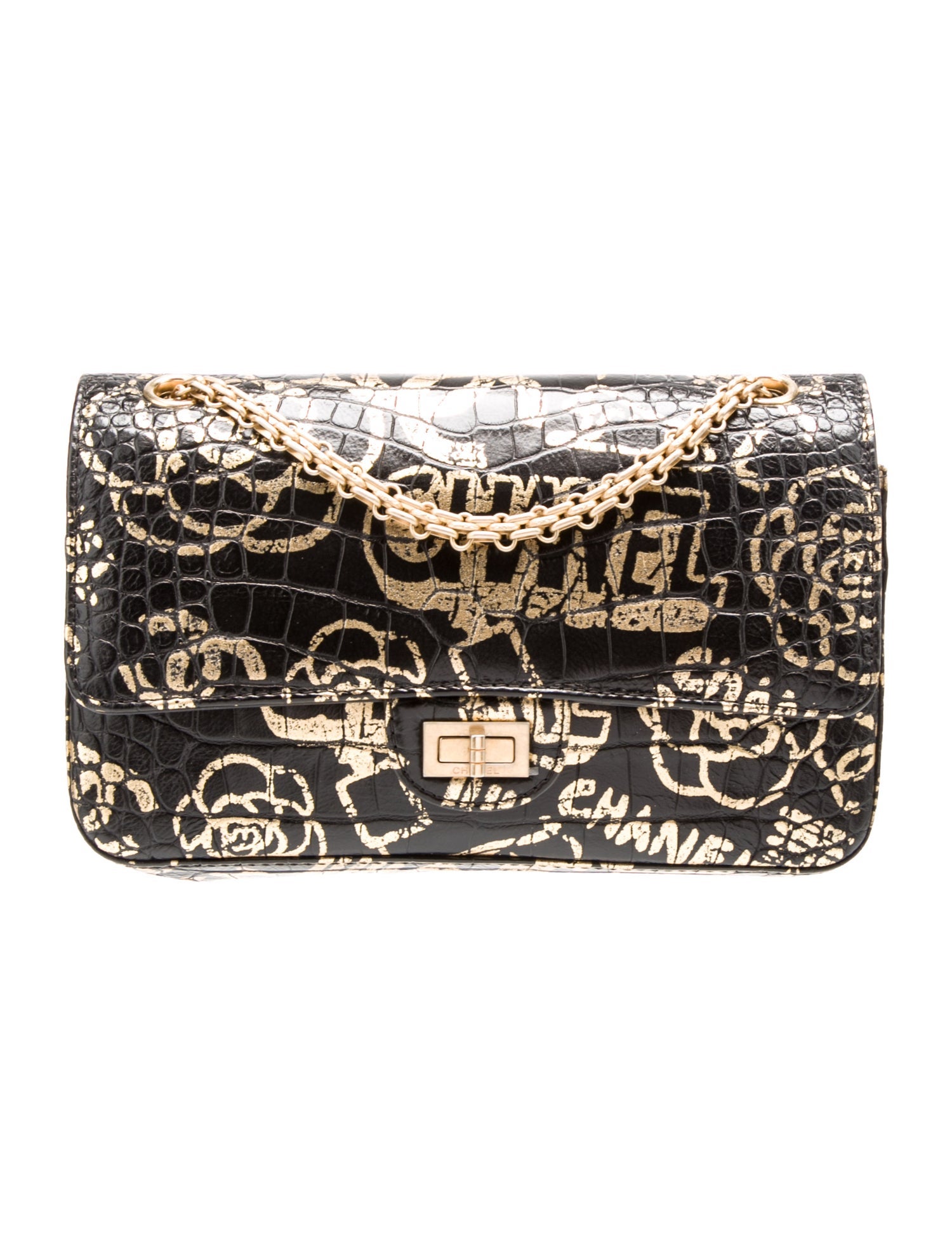 Chanel Paris-New York Graffiti Reissue 255 Flap Bag