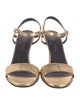 Chanel 2022 Interlocking CC Logo Sandals